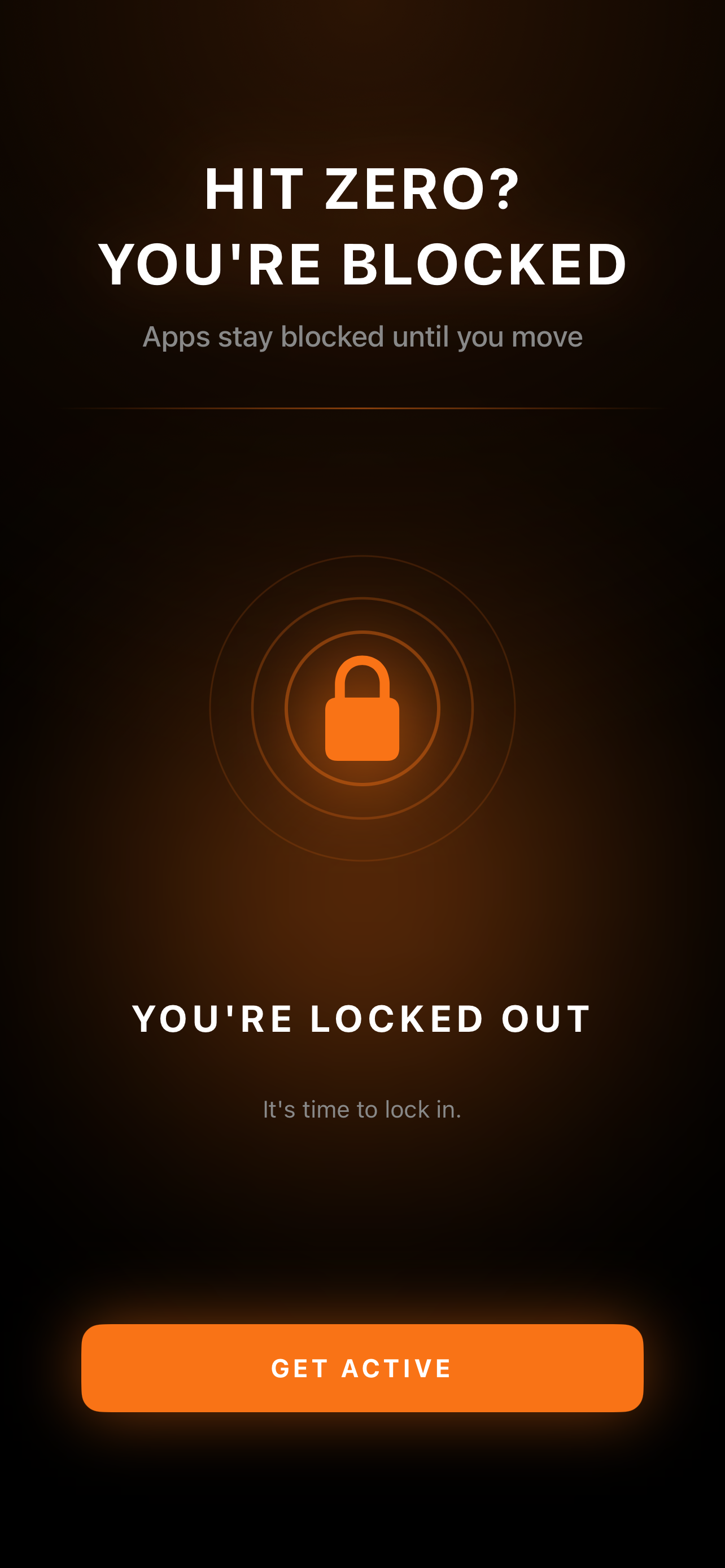 LOCKEDIN blocked screen